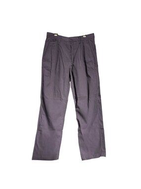 Marc Jacobs Burgundy Pinstriped Pleated Trouser Pants Mens Size 32X34
